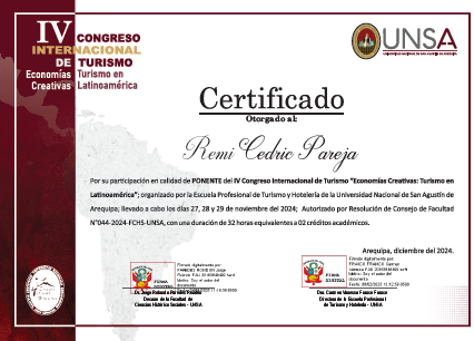 Certificado UNSA